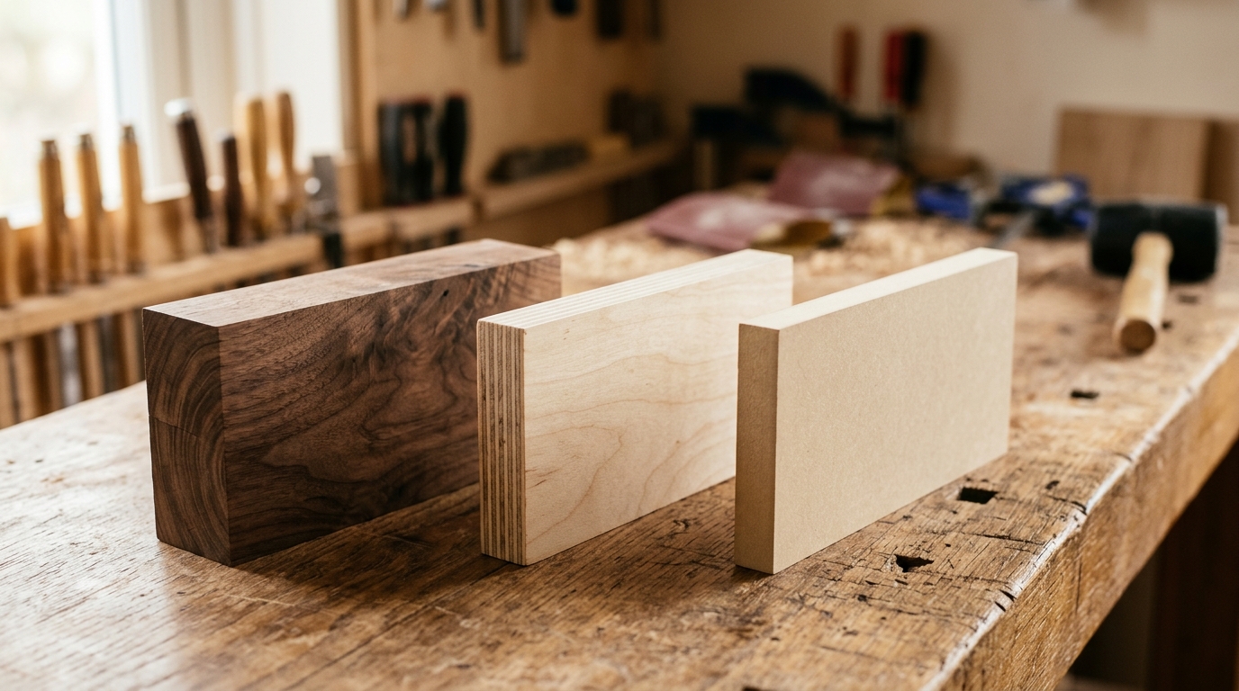 Solid Wood vs Plywood vs MDF: What Actually Lasts in a Singapore Home